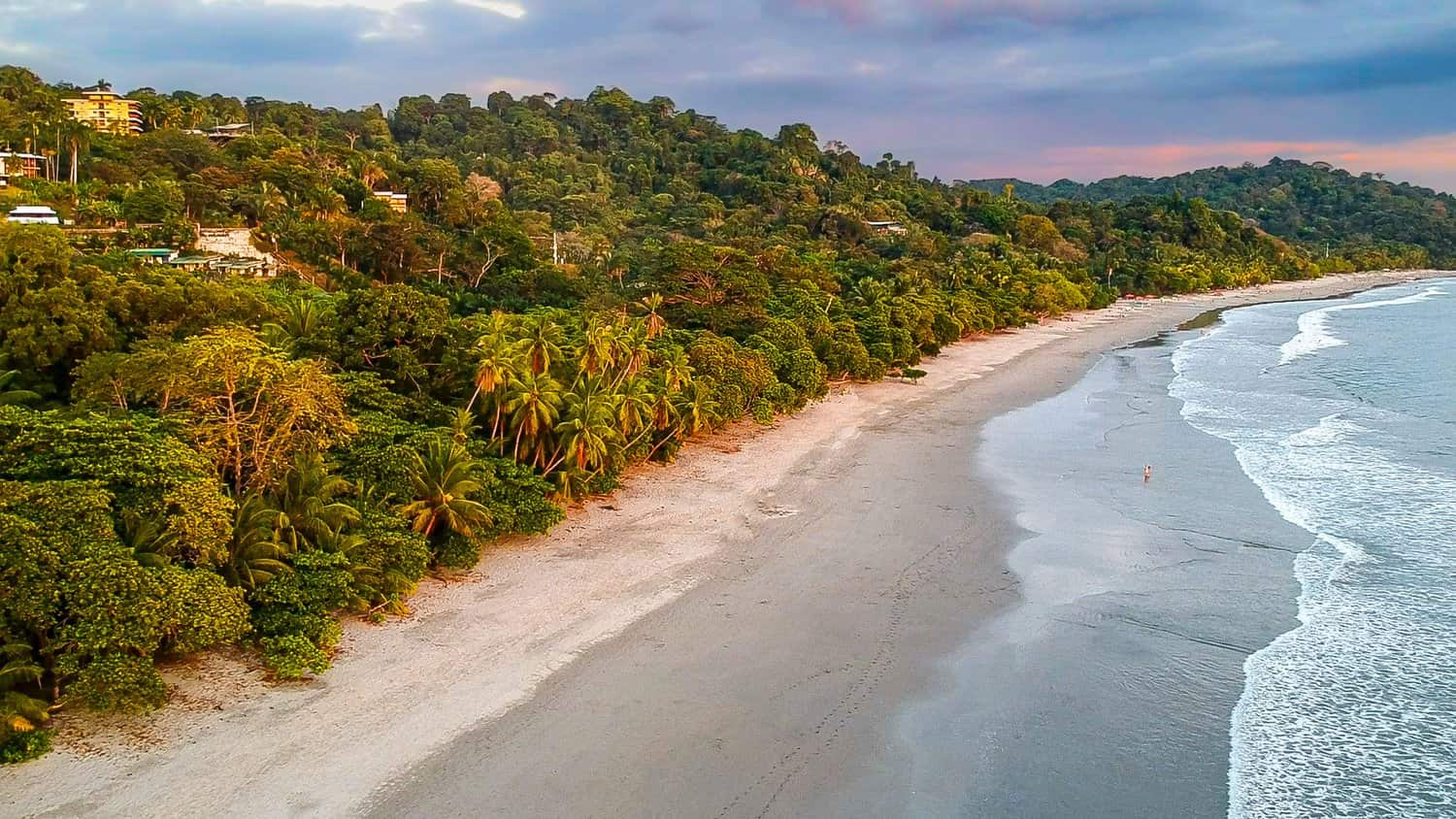 Manuel Antonio beach Playa Espadilla, one of Costa Rica's best beaches.