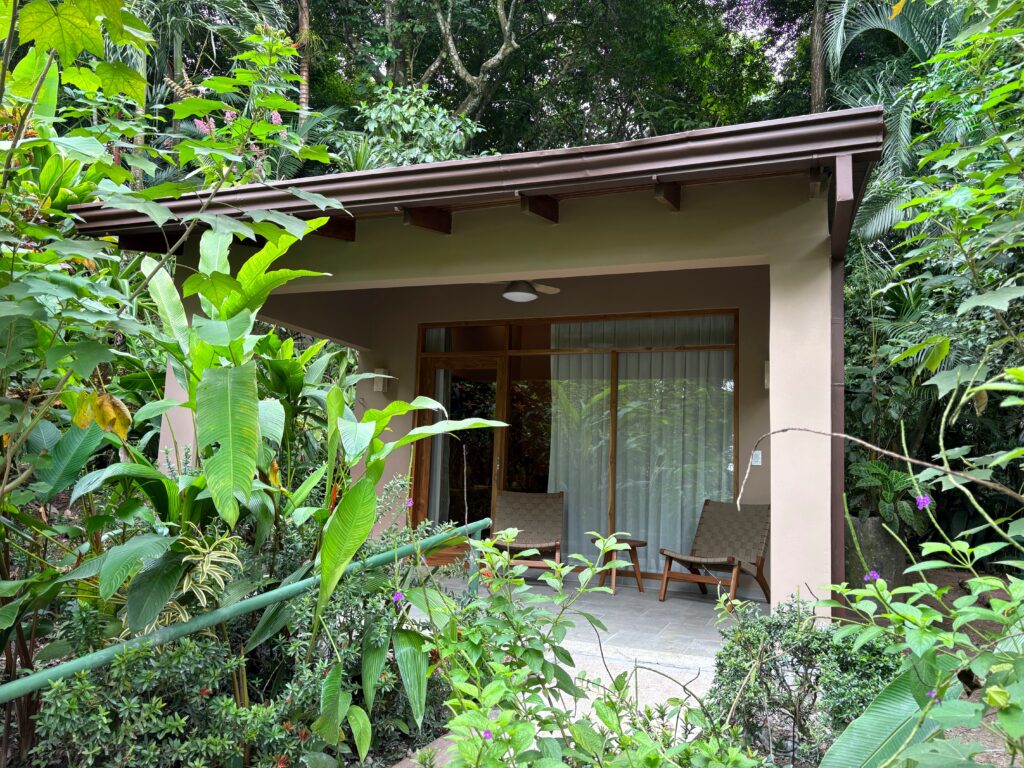 La Casita private bungalow among tropical plants